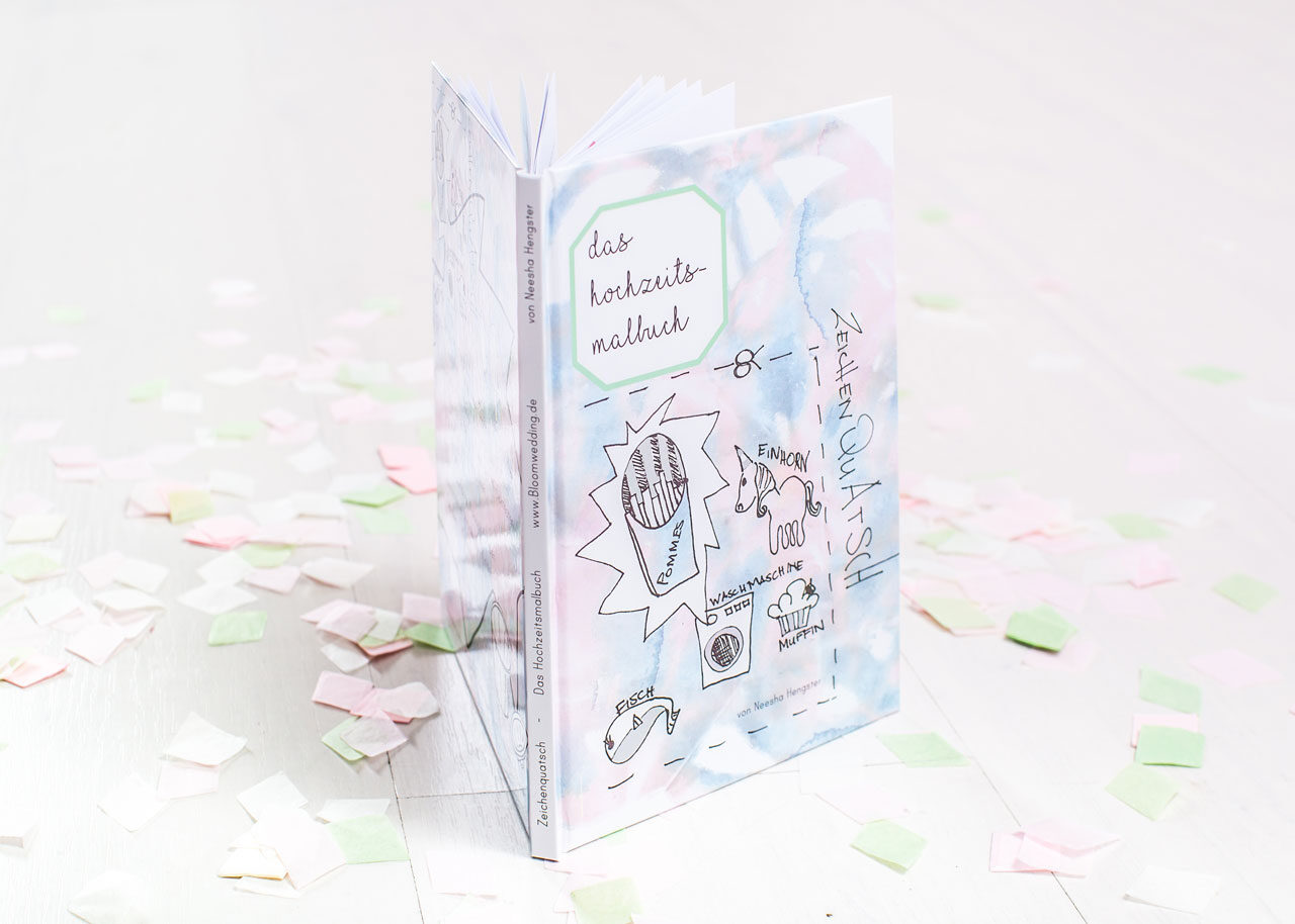 Bloomwedding.de – Hochzeitsmalbuch-Zeichenquatsch – Musik und Unterhaltung in München