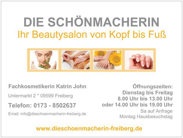 DIE SCHÖNMACHERIN Ihr Beautysalon von Kopf bis Fuß – Make-up und Frisuren in Freiberg, Bild 4